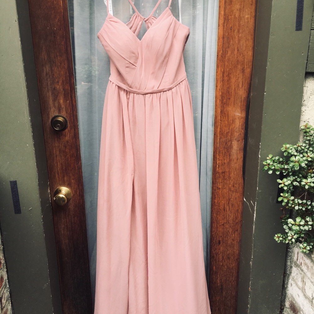 Dusty Rose Bridesmaids dress